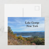 Lake George New York Postkarte (Vorne/Hinten)