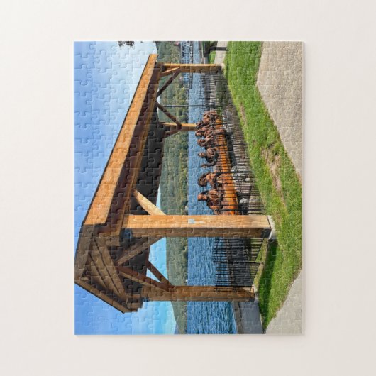 Lake George New York Puzzle (Vertikal)