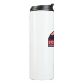 Lake George New York Red Sunrise Thermosbecher (Nach links gedreht)