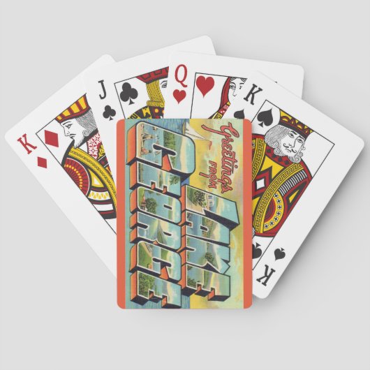 Lake George NY Playing Cards Spielkarten (Rückseite)