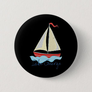 Lake George Ny Urlaub Segelboot Segeln Bootfahren Button