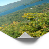 Lake George Panorama Poster (Ecke)