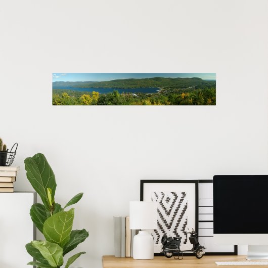 Lake George Panorama Poster (Heimbüro)