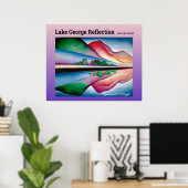 Lake George Reflection Poster (Heimbüro)