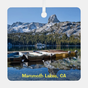 Lake George & Twin Lakes, Ornament Aus Metall