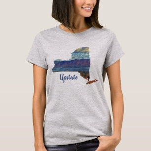 Lake George Upstate New York Anpassbare Frauen T-Shirt