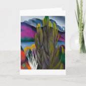 Lake George White Birch | Georgia O'keeffe | Karte (Vorderseite)