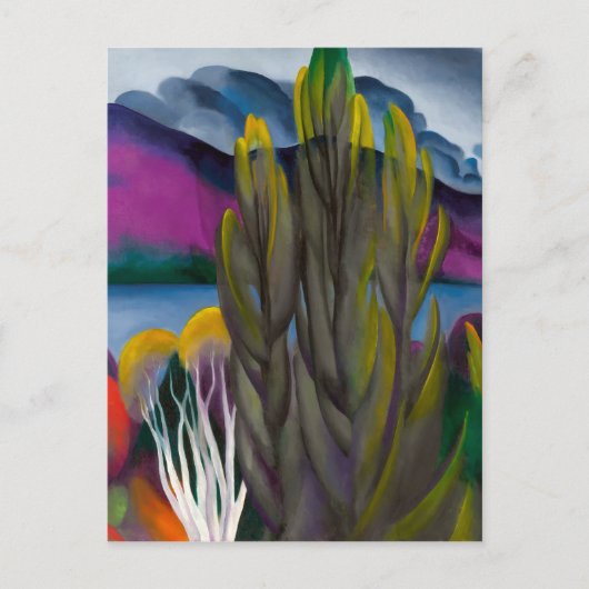 Lake George White Birch | Georgia O'keeffe | Postkarte (Vorderseite)
