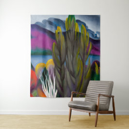 Lake George White Birch | Georgia O'keeffe | Wandteppich