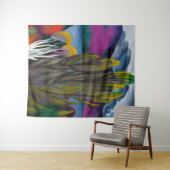 Lake George White Birch | Georgia O'keeffe | Wandteppich (Beispiel (Horizontal))