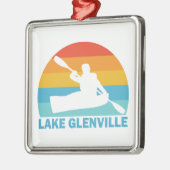 Lake Glenville North Carolina Kayak Ornament Aus Metall (Links)
