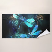 Lake Glows Dragonflies Badehandtuch (Badehandtuch)