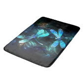 Lake Glows Dragonflies Badematte (Schrägansicht)