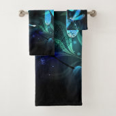 Lake Glows Dragonflies Badhandtuch Set (Insitu)