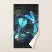 Lake Glows Dragonflies Badhandtuch Set (Handtuch)