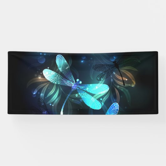 Lake Glows Dragonflies Banner (Horizontal)