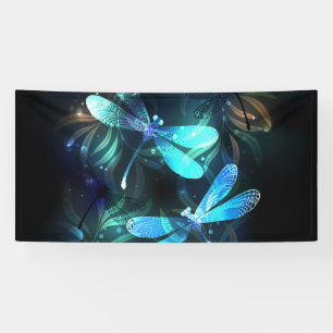Lake Glows Dragonflies Banner