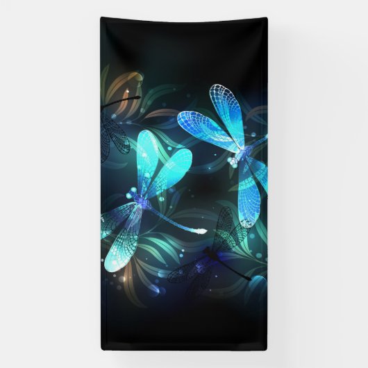Lake Glows Dragonflies Banner (Vertikal)