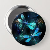 Lake Glows Dragonflies Button (Vorne & Hinten)