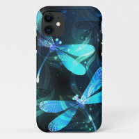 Lake Glows Dragonflies