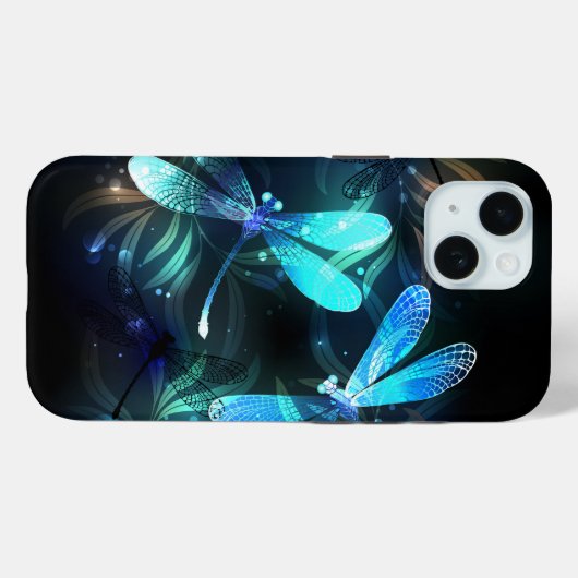 Lake Glows Dragonflies Case-Mate iPhone Hülle (Rückseite (Horizontal))