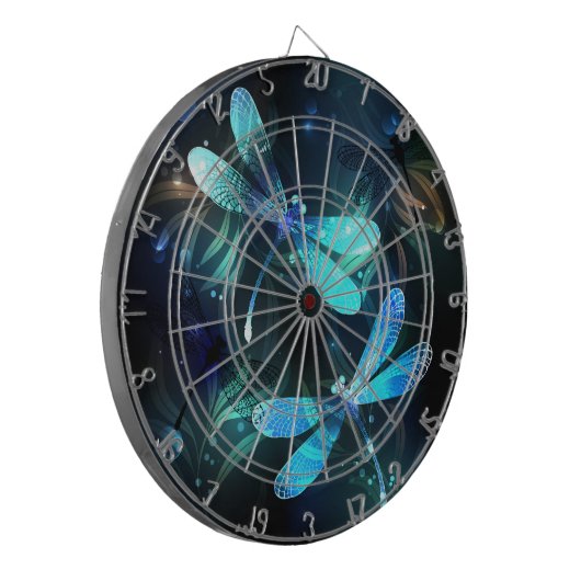 Lake Glows Dragonflies Dartscheibe (Vorderseite Links)