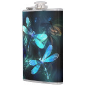 Lake Glows Dragonflies Flachmann (Links)