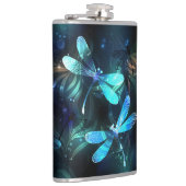 Lake Glows Dragonflies Flachmann (Rechts)