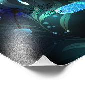 Lake Glows Dragonflies Fotodruck (Ecke)