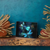 Lake Glows Dragonflies Fotoplatte (Seite)