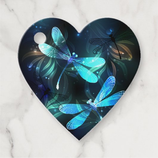 Lake Glows Dragonflies Geschenkanhänger (Vorderseite)