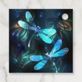 Lake Glows Dragonflies Geschenkanhänger (Rückseite)