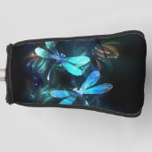 Lake Glows Dragonflies Golf Headcover (Vorderseite)