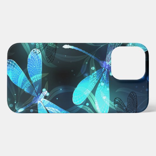 Lake Glows Dragonflies iPhone Hülle (Rückseite (Horizontal))