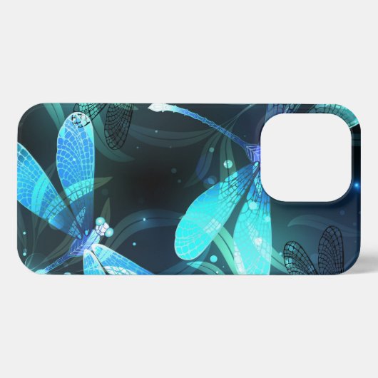 Lake Glows Dragonflies iPhone Hülle (Rückseite (Horizontal))