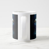 Lake Glows Dragonflies Jumbo-Tasse (Rückseite)