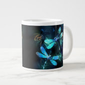 Lake Glows Dragonflies Jumbo-Tasse (Vorderseite Rechts)