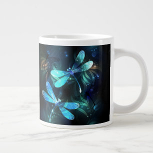 Lake Glows Dragonflies Jumbo-Tasse