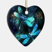 Lake Glows Dragonflies Keramik Ornament (Rechts)