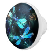 Lake Glows Dragonflies Keramikknauf (Rechts)