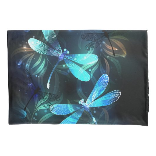 Lake Glows Dragonflies Kissenbezug (Vorderseite)