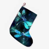 Lake Glows Dragonflies Kleiner Weihnachtsstrumpf (Vorderansicht (hängend))