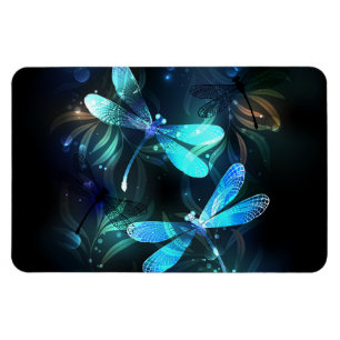 Lake Glows Dragonflies Magnet
