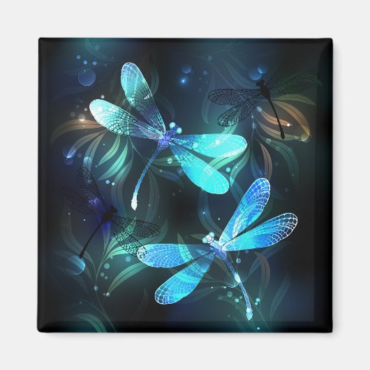 Lake Glows Dragonflies Magnet (Vorne)