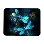 Lake Glows Dragonflies Magnet (Horizontal)