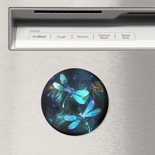 Lake Glows Dragonflies Magnet (In Situ (Geschirrspüler))