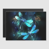 Lake Glows Dragonflies Magneteinladung (Vorne/Hinten)