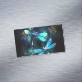 Lake Glows Dragonflies Magnetische Visitenkarte (Beispiel)