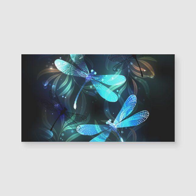 Lake Glows Dragonflies Magnetkarte (Vorderseite)