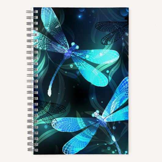 Lake Glows Dragonflies Notizblock (Vorderseite)